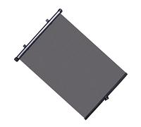 Healifty Mesh Automatic Shrinking Car Roller Blind UV Protection Sunshade Visor for Automobile Black Quick Storage High Density Material Fit for Windows