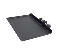 Healifty Metal Microphone Bracket with Spray-finished Tray for Live Broadcasts Sound Card Holder Compatible with Various Mic Stands Easy Installation and Removal