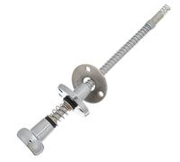 Healifty Metal Pinball Machine Spring Shooter Rod with Silver Alloy Mushroom Head Handle, Precise Control and Universal Compatibility, Replacement for Retro Arcade Pinball Machine Repair