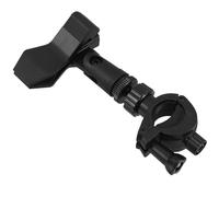 Healifty Microphone Expansion with Holder Design Adjustable Tripod Clip and Head Quick Installation and Easy to Use Black Plastic and Metal for Live Streaming