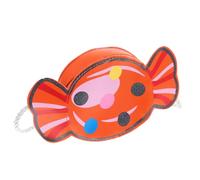 Healifty Mini Candy Shaped Cross Body Bag Cute Orange Storage Pouch Lovely Change Purse for Little