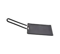 Healifty Mini Cast Iron Steak Pan with Handle Nonstick BBQ Grill Plate for Outdoor Camping Garden Parties and Picnics Compact Design for Versatile Cooking of Steaks Fish Vegetables and More