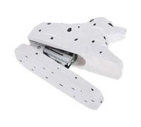Healifty Mini Dog Shaped Wooden Stapler - Cute Portable Dalmatian Office Tool and Fun Desk Accessory for School and Home Use