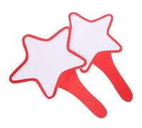 Healifty Mini Dry Erase Scoreboard 2Pcs Star Design Single Side Writable Boards for Classroom Auction Voting Students 20X28Cm