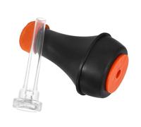Healifty Mini Trumpet Mute Set Lightweight Abs Plastic Silencer with Black Mouthpiece and Standard Mouthpiece for Brass Instrument Practice and Noise Reduction