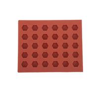 Healifty Miniature Brick Mold Silicone Hexagon Mould for Dollhouse Building Supplies DIY Miniature Bricks Landscape Accessories Flexible Soft Model for Craft Projects 4.13 X 3.39 X 0.47 in