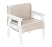 Healifty Miniature Dollhouse Sofa Couch Scale Faux Armchair for Dollhouse Furniture Versatile Use for Modern Vintage Themes Sturdy Construction Easy Maintenance Decor Accessory