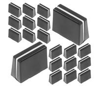 Healifty Mm Audio Console Fader Knob Caps Replacement with Precise Fit and Antislip Design, Abs Material 20pcs Black Slider Caps for Sound Board and Mixing Desk, for Live Performances
