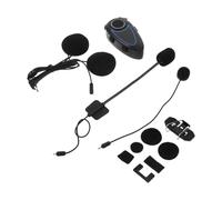 Healifty Motorcycle Communication Headset for Helmet with Stable Wireless Connection and Communication, Abs Material Motorbike Headphones Suitable for Motorcycle Journeys and Racing