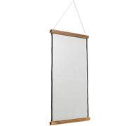 Healifty Multi-function Hanger Organizer for Necklaces and Rings with Large Wooden and Cloth Mesh Design, for Home Jewelry Organization and Wall Decoration, Efficient Jewelry Storage