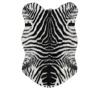 Healifty Multi-Function Zebra-Print Floor Mat Anti-Skid Cushion for Household Kitchen and Bathroom