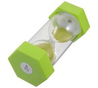 Healifty Multi-use 5-minute Sand Hourglass Timer with Creative Glass Design, Sturdy and Decorative Sand Timer for Educational Tools and Games