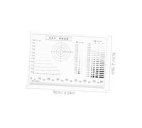 Healifty Multifunctional Card Centering Grading Tool and Crack Gauge Transparent Scratch and Spot Inspection Ruler for Sports Card Grading Film Thickness Gauge for Precise Surface Spot and