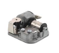 Healifty Music Box Clockwork Mechanism Hand Crank Musical Movement with Key and Screws for DIY Sky Castle Tune Music Boxes, Romantic Manual Wind up Mechanism for Home Decor