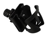 Healifty Music Stand Cup Holder Clamp with Microphone Bracket and Phone Slot, Black Adjustable Drink Holder for Guzheng, Guitar, Violin - Essential Accessory for Sheet Music Random Style