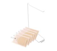 Healifty Nail Art Display Stand with Cardboard and Iron Materials for Storing and Organizing Press on Nails Suitable for Professional Exhibition and Environments