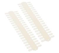 Healifty Nail Color Display Boards 2Pcs Single Sided Strip 72 Tips Nail Polish Palette Long Strip Design in Beauty Centres