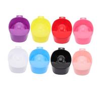 Healifty Nail Soak off Bowls for DIY Manicure Sturdy Pp Material 8pcs and Hand Care for False Nails and Beauty Salon Use