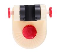 Healifty No-Drill Red Shower Head Holder with Suction Cup, Adjustable Angle Handheld Shower Bracket for Bathroom Wall Mount, Removable Plastic Showerhead Fixing Gadget