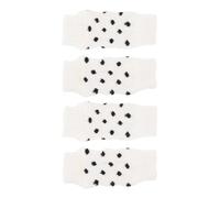 Healifty Non-Slip Puppy Leg Sleeves White Polka Dot Pattern M Size 3-8Lbs Protective Indoor and Outdoor Dog Socks for Small Dogs