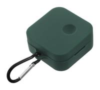 Healifty Nothing Ear 2024 Earbuds Silicone Protective Case Dark Green with Carabiner Wireless Earphone Storage Pouch Compatible with Nothing Earbuds Soft Shockproof for Travel