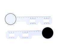 Healifty Optical Pd Ruler Pupil Distance Measuring Tool Eye Meter 8.27 Inch Lightweight Portable for Medical and Optical Use