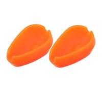 Healifty Orange Silicone Fishing Bait Feeder Mold for Carp Fishing Single Piece Feeder Mould Kit for Pellet and Groundbait Moulding