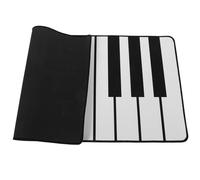Healifty Oversized Office Desk Mouse Pad Piano Keyboard Design Large Rectangle Smooth Surface Creative Music-Themed Mat for Home and Business Use