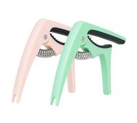 Healifty Partial Capo Suitable for Music Teachers and Professionals with Fine Workmanship Professional Design 2pcs Abs for Guitar and Folk Guitar for Acoustic and Electric Instruments