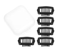 Healifty Pet Hair Pins with Lightweight Abs Material 5pcs Cute Dogshaped and Stable Nose Bridge Clamp Design, Hair Clips during Holiday for Small Breeds for Puppies with Sensitive Skin