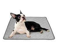 Healifty Pet Large Cooling Mat for Dogs, Washable Absorbent Anti-slip Summer Ice Pad, Multi-function Fast Drying Pee Pad Suitable for Indoor Use