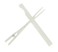 Healifty Piano Tuning Nylon Mute Clamp Stop Tool for Mid-high Notes White Portable Instrument Supplies for Professional Piano Tuner