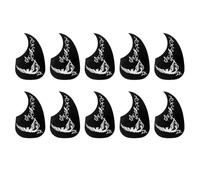 Healifty Pickguard Scratch Plate Stickers 10Pcs Acoustic Guitar Accessories Compatible with 40/41 Inch Classical and Folk Guitar for Protective Use