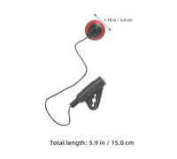 Healifty Piezo Mandolin Pickup for Acoustic Guitar and Violin - Portable Sound Amplification Microphone Pickup with Eq Black Clip-on for Live Performance