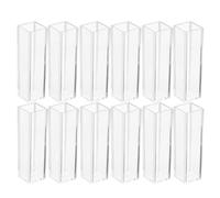 Healifty Plastic Cuvettes and Efficient Sample Testing 4.5ml Capacity with 10mm Pathlength 12pcs High Transmittance and Stable Absorbance Readings for Laboratory Use for Spectral Analysis