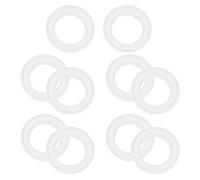 Healifty Plastic Lampshade Reducer Ring Replacement Part with Elegant Ring Design 10pcs Sturdy Plastic Material Easy Disassembly Lamp Shade Adapter and Light Fixtures for Lamps