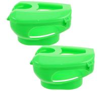 Healifty Plastic Medication Holder for Pigeons and Birds and Green Fixed Frame Rack 2pcs with Ergonomic Structure, Multipurpose Functionality for Safe Feeding and Injection Use by Pigeon