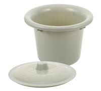 Healifty Portable Adult Urinal Bottle with Lid, Big Volume Plastic Chamber Pot for Emergency Use and Home Care, Quiet Lid Mechanism for Individuals Recovering from Surgery