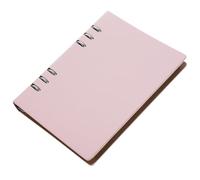 Healifty Portable Binder Notebook for Writing and Scheduling Lightweight Business Journal with Smooth Elegant Pink Cover Easy Page Turning for Office and Personal Planning