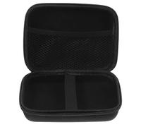 Healifty Portable Black Blood Meter Storage Case with Shockabsorbing Protection and Eva Oxford Cloth Material, for Travel and Home Use a Protective Carrying Case for Diabetic Supplies