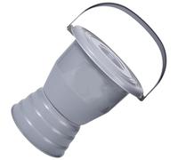 Healifty Portable Chamber Pot Plastic Reusable with Lid for Family Use, Adult, Smooth Surface, Bed Pan, Night Urinal