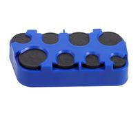 Healifty Portable Coin Storage Box Blue Currency Holder for Euro and Dollar Change Organizer with Compact Case for Car Use and Coin Collection Management