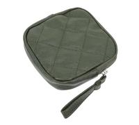 Healifty Portable Compact, Privacy Protection and Sanitary Napkin Storage Bag with Convenient Zipper Design Cotton and Linen Period Pouch for Travel and Everyday Use