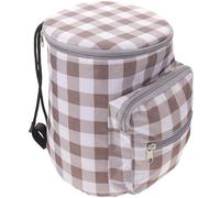 Healifty Portable Diaper Bag with Fashion Print Pattern, Oxford Cloth Material, Organize and Store Diapers, Hanging Storage Bag for Stroller Use