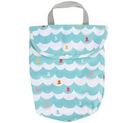 Healifty Portable Diaper Storage Bag for Babies Lightweight Polyester Storage Pouch with Handle and Snap Button, Wear-Resistant and Suitable for Hanging on Door Knobs or Towel Rods