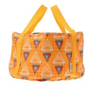 Healifty Portable Foldable Foot Soak Basin Tub Multi-use Oxford Cloth Water Basin for Camping and Washing Clothes Yellow Large Size for Outdoor Travel and Foot Bath