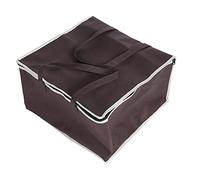 Healifty Portable Insulated Aluminum Bag Non-Woven Fabric, 14-inch Thermal Cake and Pizza Takeaway Bag, Food Storage Tote for Lunch, Bento, and Meal Transport