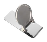 Healifty Portable Money Clip Multi-Function Money Holder Made of Stainless Steel Suitable for Office and Daily Storage Creative Shape