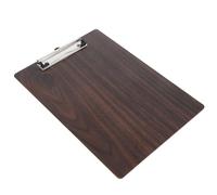 Healifty Portable Walnut Wood Drawing Clipboard with Strong Metal Clip Rounded Edges for Comfortable Grip Sturdy Portable Drafting Board for Artists Students Nurses Teachers and Office Use