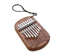 Healifty Portable Wooden Kalimba Thumb Piano for Beginners Lightweight Finger Musical Instrument Ergonomic Design for Home Outdoor School Party Performance